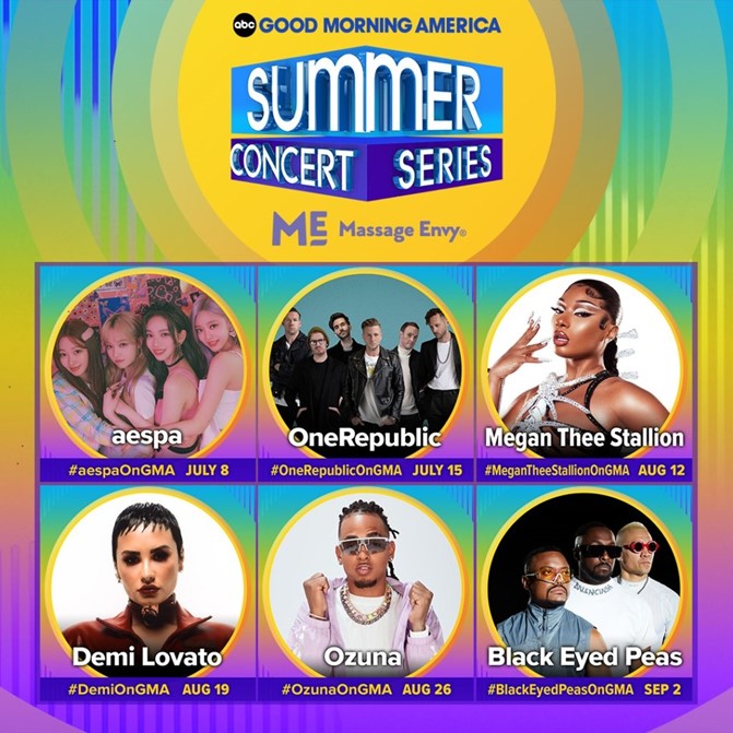 GMA Summer Concert Series Artists