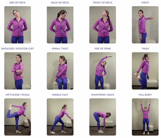 ME Magazine 12 Easy Stretches You Can Do at Home